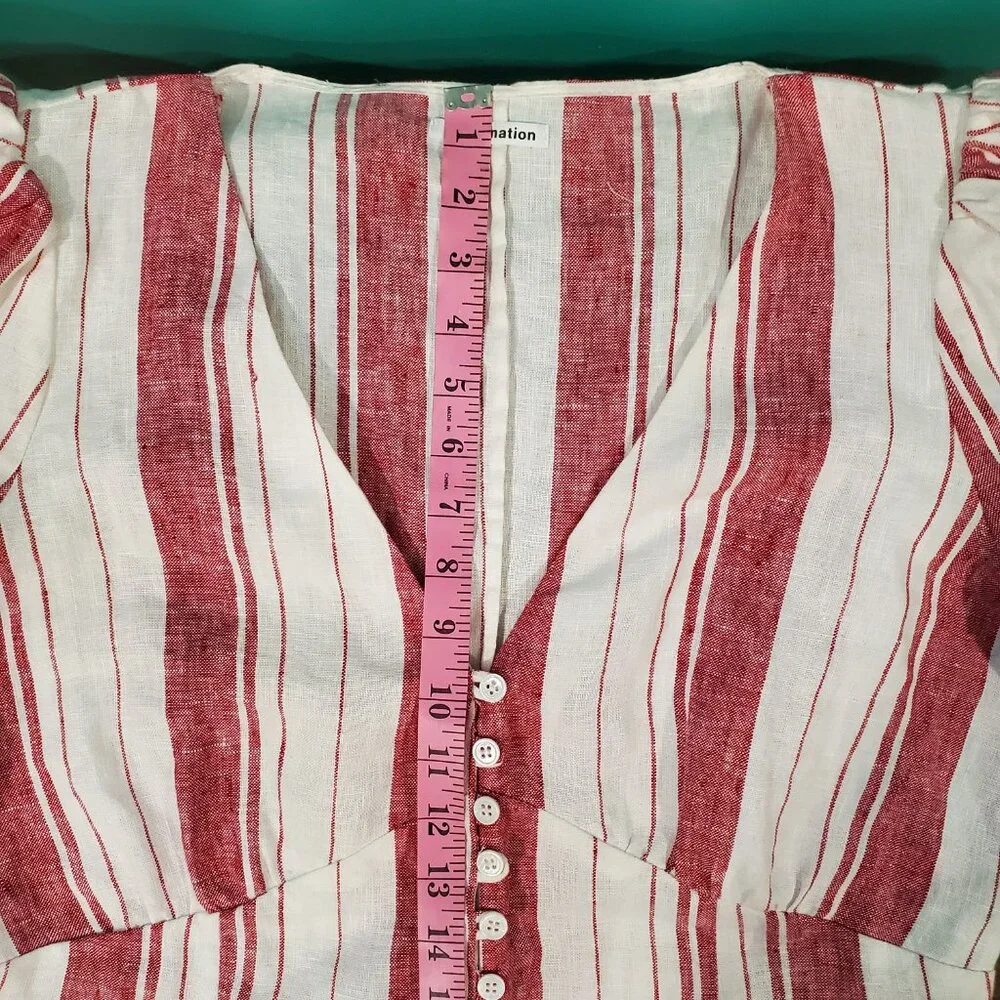 Reformation puff sleeves
